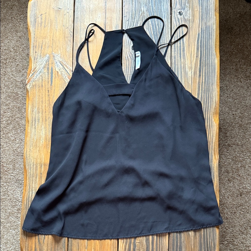Lush Black Camisole Top size L